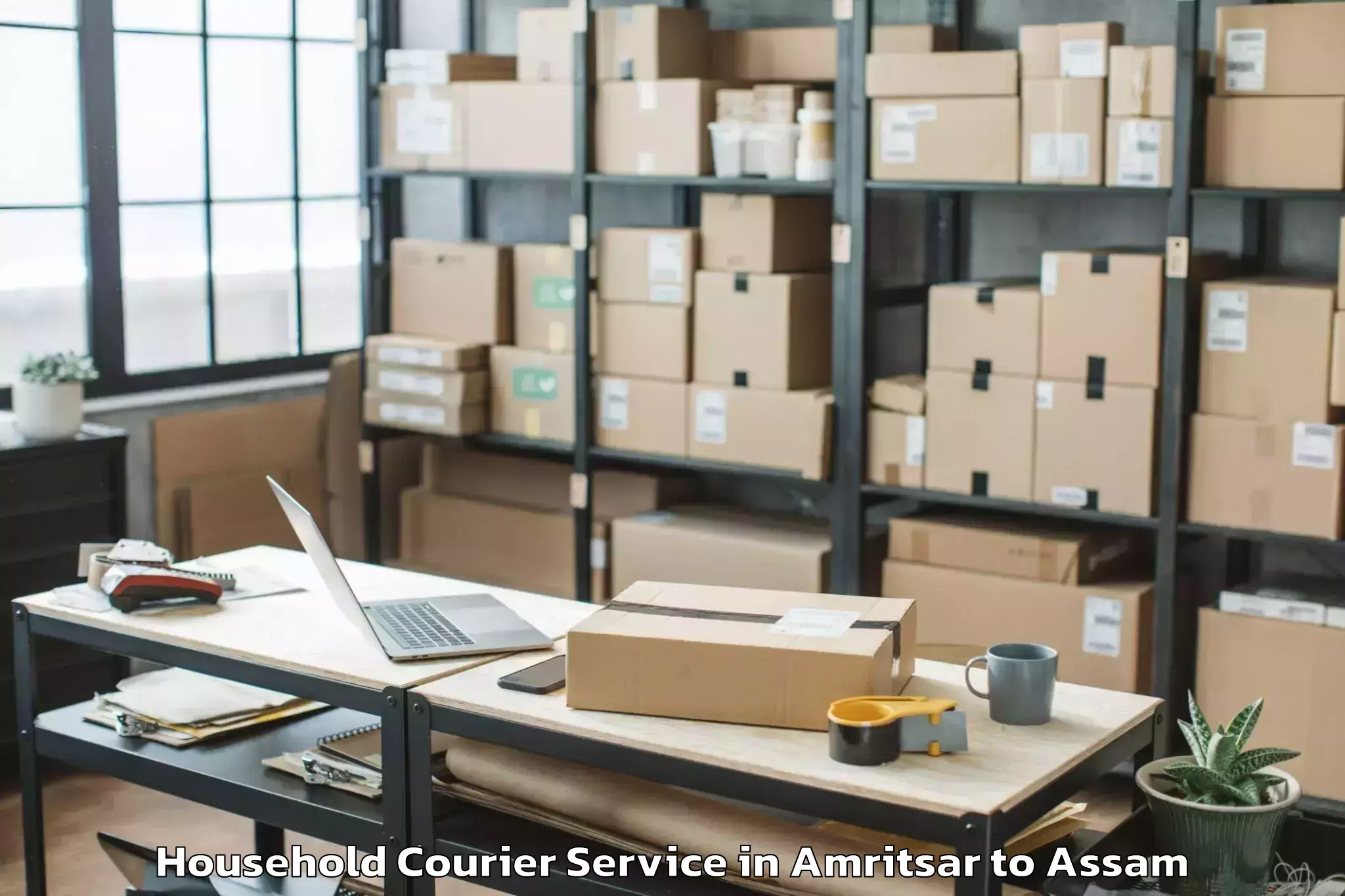 Efficient Amritsar to Sorbhog Household Courier